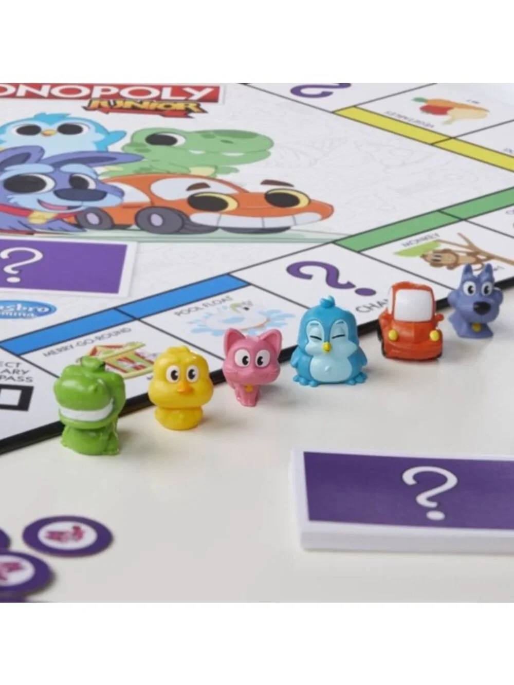 Monopoly Junior Board Game For Kids Ages 4+ With 2 Levels Of Play Educational Fo